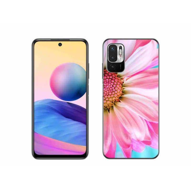 Gelový kryt mmCase na mobil Xiaomi Poco M3 Pro/5G - růžová květina