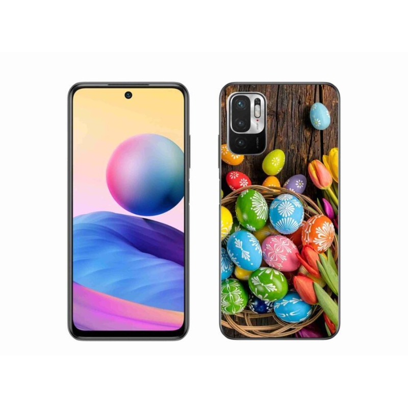 Gelový kryt mmCase na mobil Xiaomi Poco M3 Pro/5G - velikonoční vajíčka