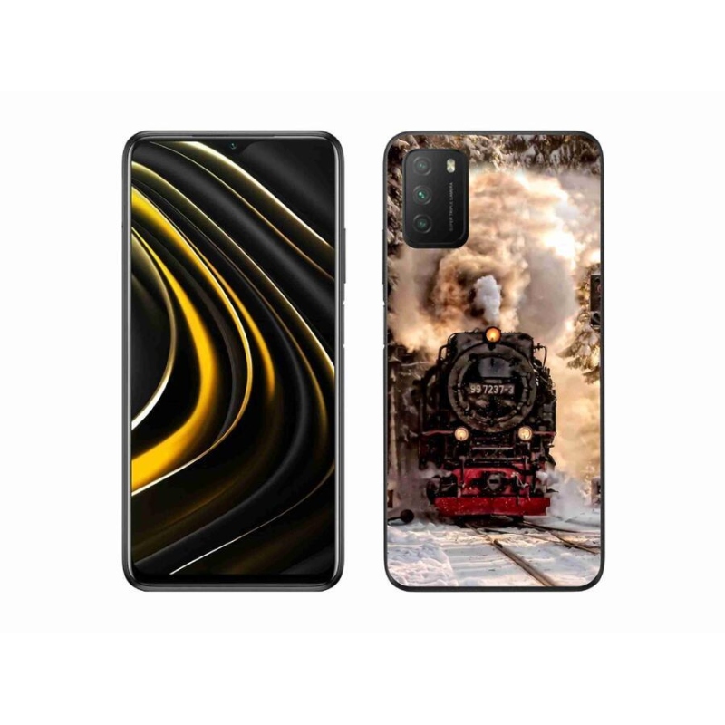 Gelový kryt mmCase na mobil Xiaomi Poco M3 - vlak