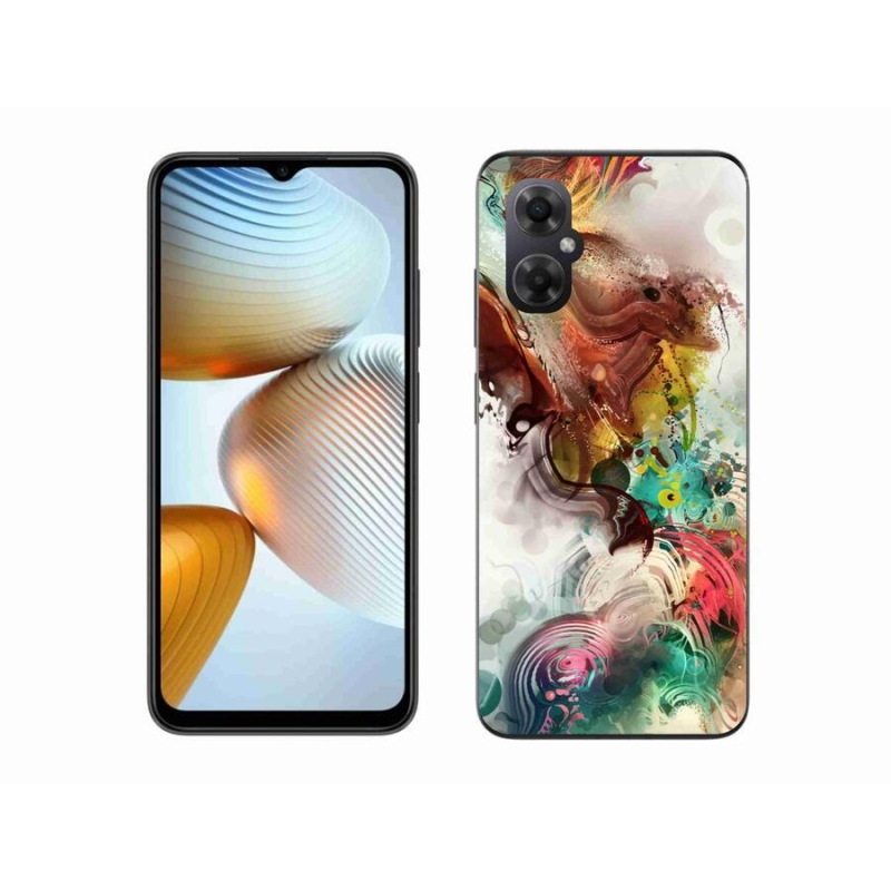 Gelový kryt mmCase na mobil Xiaomi Poco M4 5G - abstrakt 1
