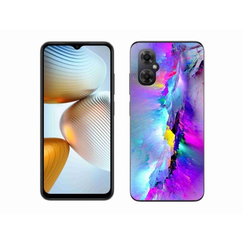 Gelový kryt mmCase na mobil Xiaomi Poco M4 5G - abstrakt