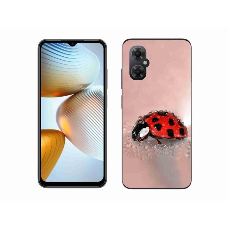 Gelový kryt mmCase na mobil Xiaomi Poco M4 5G - beruška