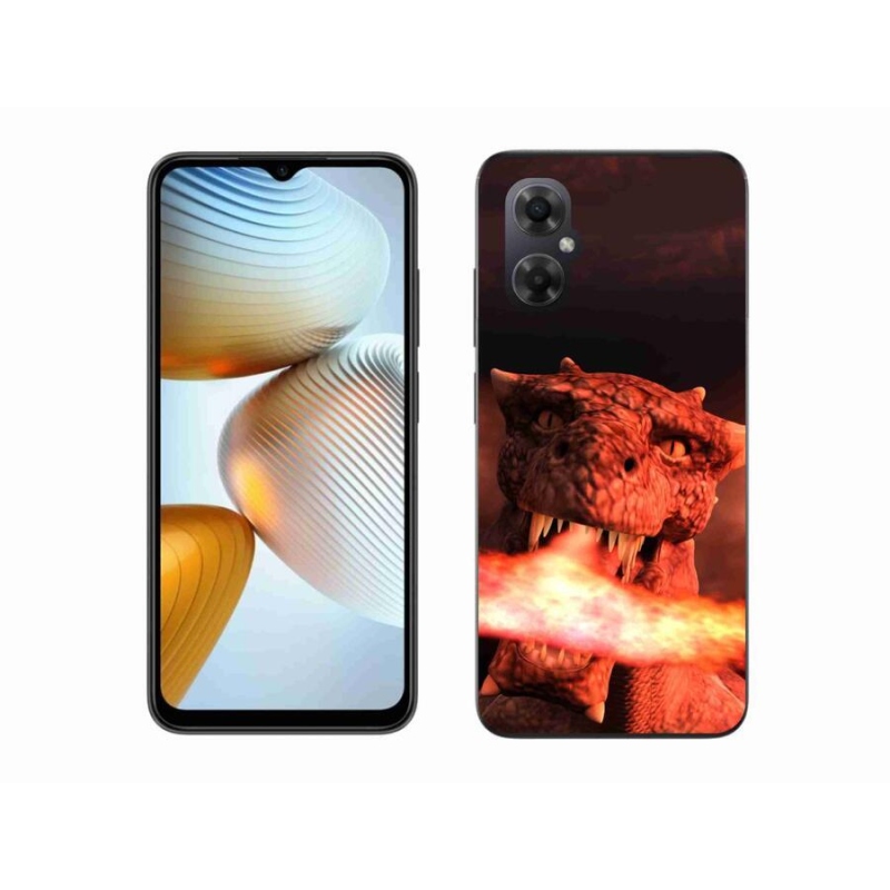 Gelový kryt mmCase na mobil Xiaomi Poco M4 5G - drak