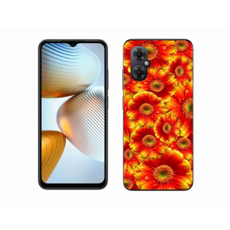 Gelový kryt mmCase na mobil Xiaomi Poco M4 5G - gerbera 1