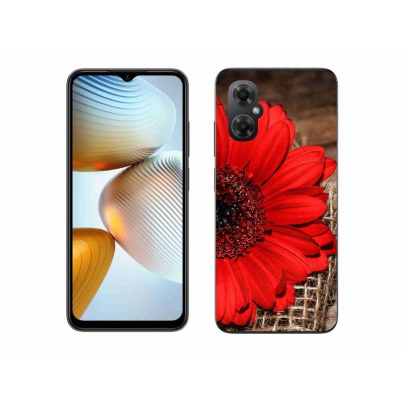 Gelový kryt mmCase na mobil Xiaomi Poco M4 5G - gerbera