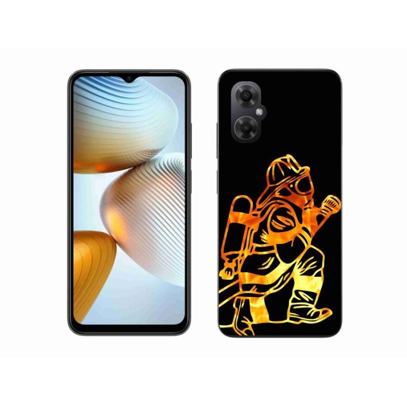 Gelový kryt mmCase na mobil Xiaomi Poco M4 5G - hasič 1