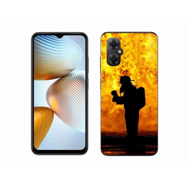 Gelový kryt mmCase na mobil Xiaomi Poco M4 5G - hasič