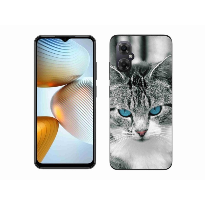 Gelový kryt mmCase na mobil Xiaomi Poco M4 5G - kočičí pohled 1