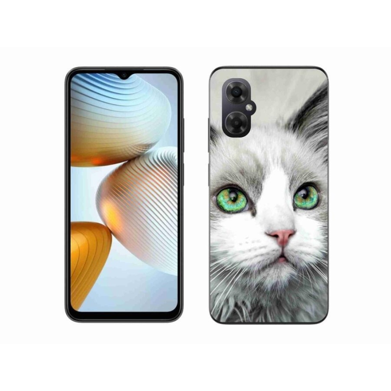 Gelový kryt mmCase na mobil Xiaomi Poco M4 5G - kočičí pohled