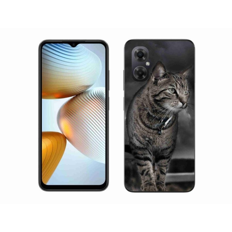Gelový kryt mmCase na mobil Xiaomi Poco M4 5G - kočka