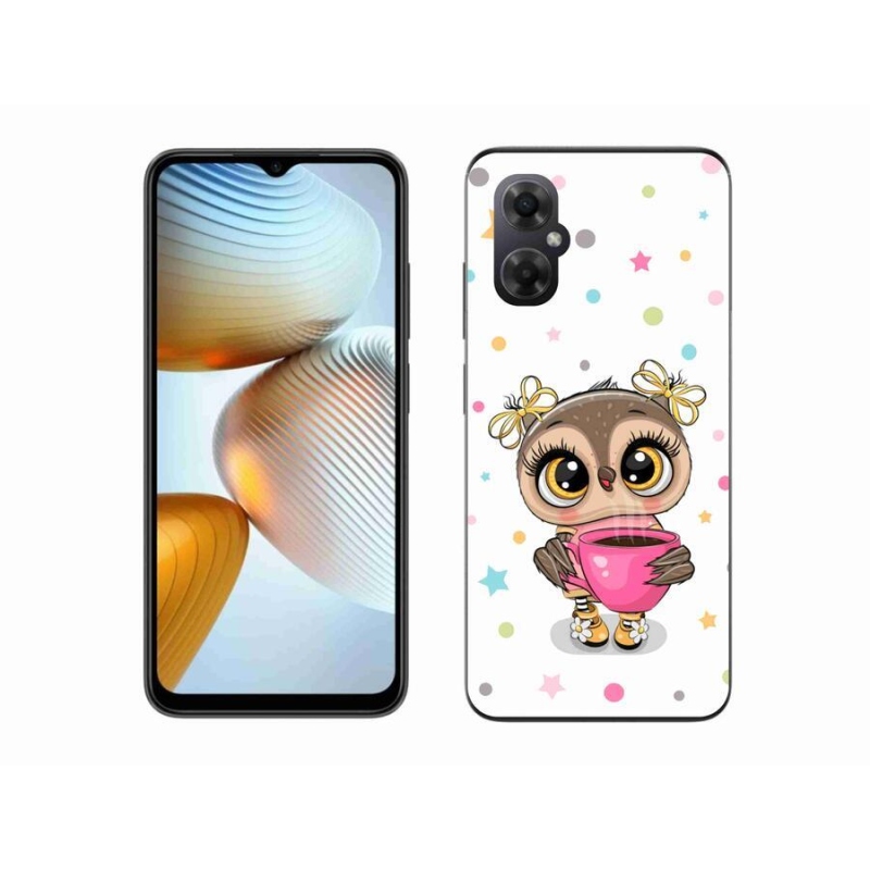 Gelový kryt mmCase na mobil Xiaomi Poco M4 5G - kreslená sovička