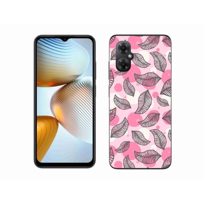 Gelový kryt mmCase na mobil Xiaomi Poco M4 5G - kreslené padající listy