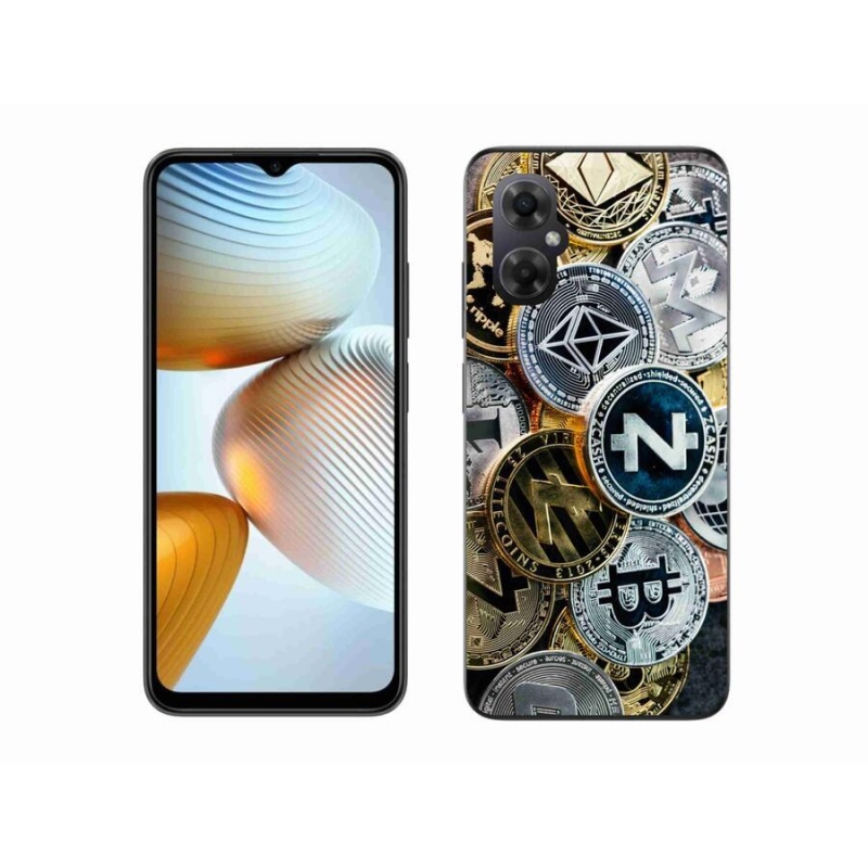 Gelový kryt mmCase na mobil Xiaomi Poco M4 5G - kryptoměny