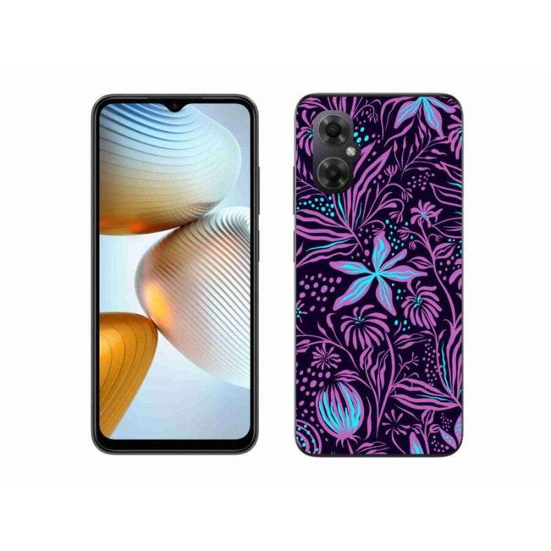Gelový kryt mmCase na mobil Xiaomi Poco M4 5G - květiny 2