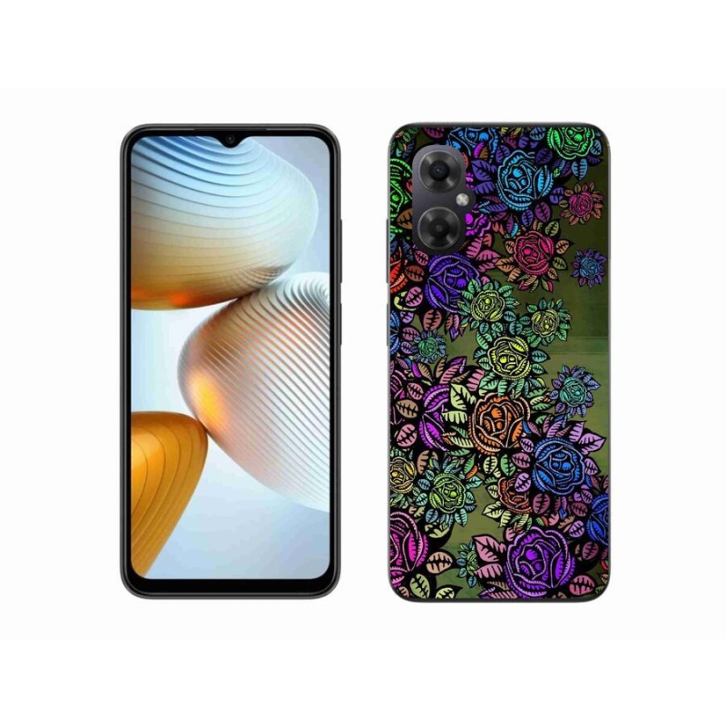 Gelový kryt mmCase na mobil Xiaomi Poco M4 5G - květiny 6