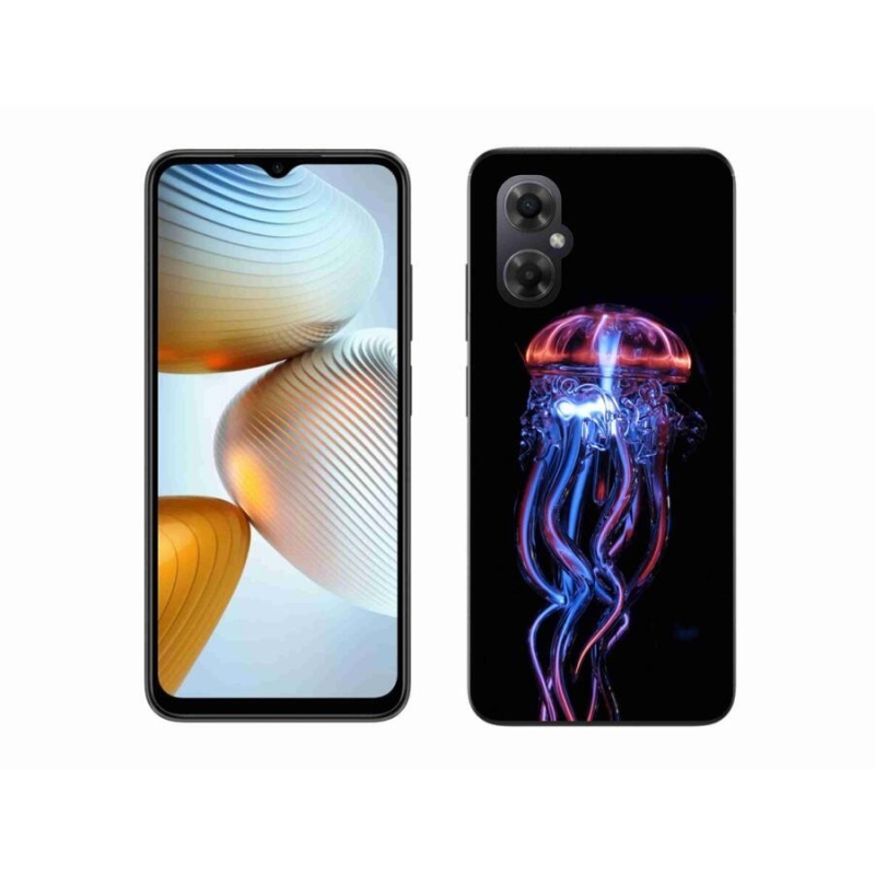 Gelový kryt mmCase na mobil Xiaomi Poco M4 5G - medúza