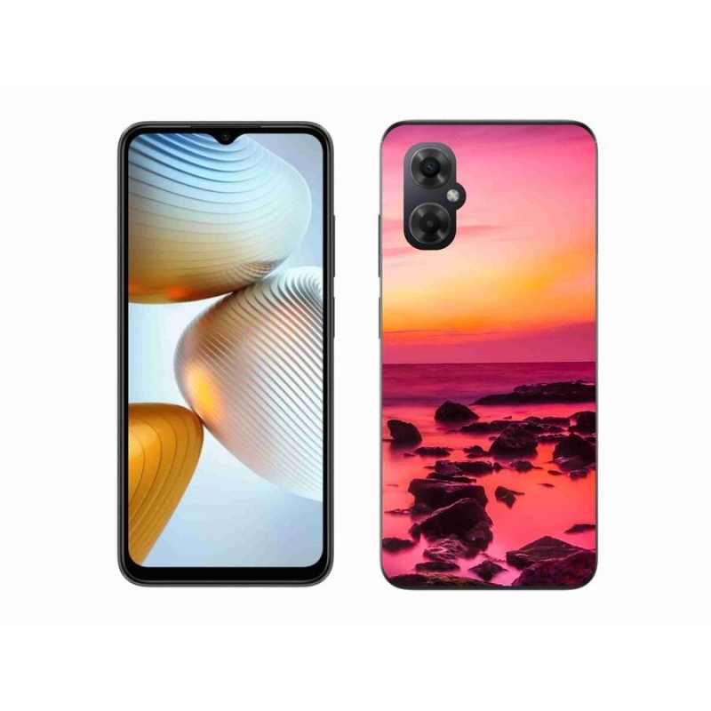 Gelový kryt mmCase na mobil Xiaomi Poco M4 5G - moře a záře
