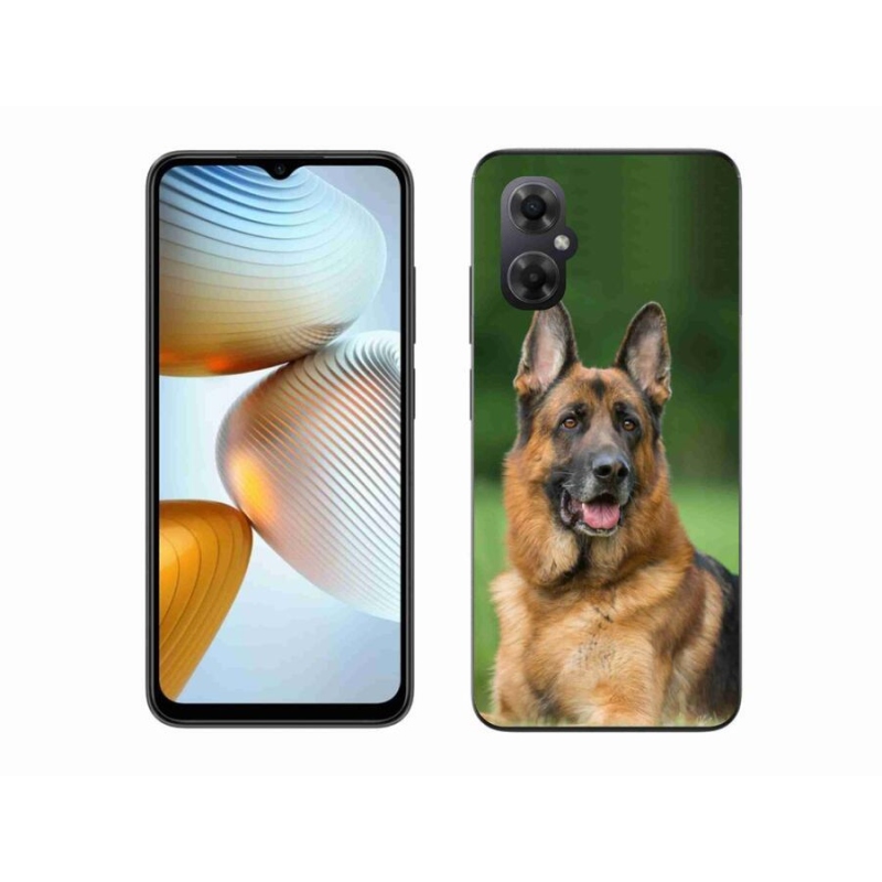 Gelový kryt mmCase na mobil Xiaomi Poco M4 5G - německý ovčák