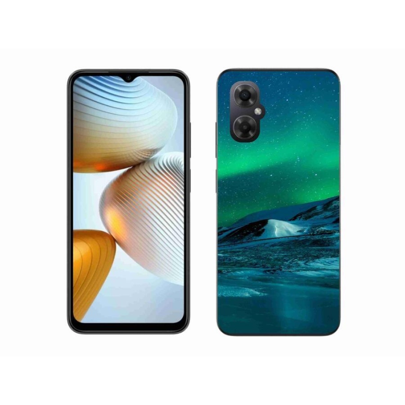 Gelový kryt mmCase na mobil Xiaomi Poco M4 5G - polární záře