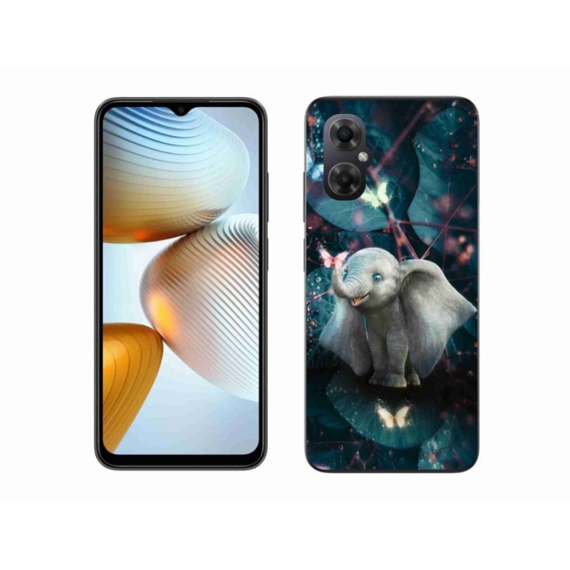 Gelový kryt mmCase na mobil Xiaomi Poco M4 5G - roztomilý slon