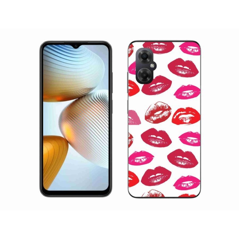 Gelový kryt mmCase na mobil Xiaomi Poco M4 5G - rty
