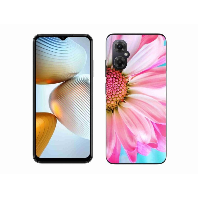 Gelový kryt mmCase na mobil Xiaomi Poco M4 5G - růžová květina