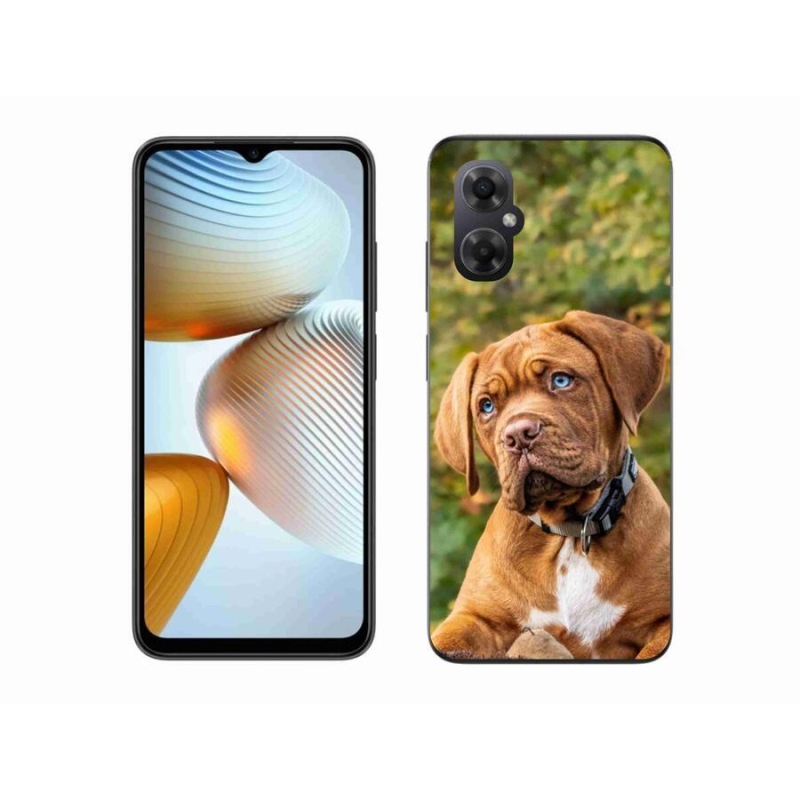 Gelový kryt mmCase na mobil Xiaomi Poco M4 5G - štěně