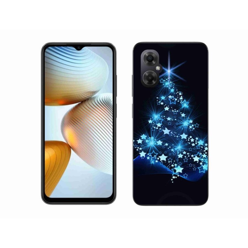 Gelový kryt mmCase na mobil Xiaomi Poco M4 5G - vánoční stromek