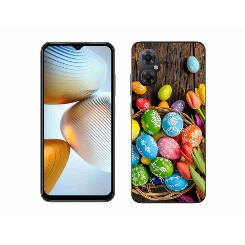 Gelový kryt mmCase na mobil Xiaomi Poco M4 5G - velikonoční vajíčka