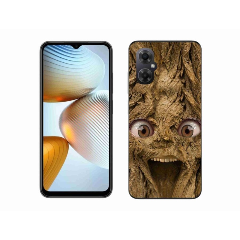 Gelový kryt mmCase na mobil Xiaomi Poco M4 5G - veselý strom s očima