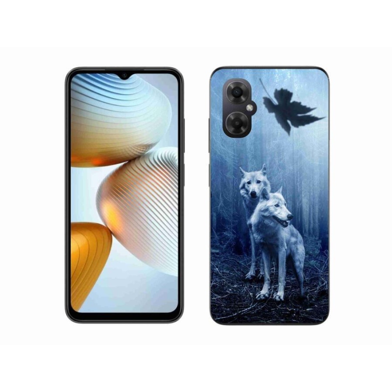 Gelový kryt mmCase na mobil Xiaomi Poco M4 5G - vlci v lese