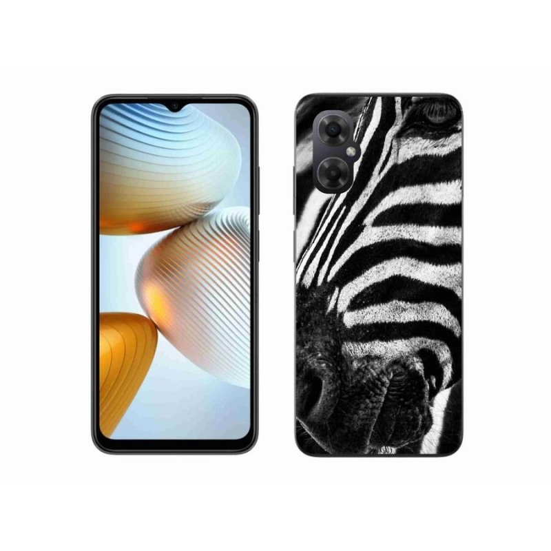 Gelový kryt mmCase na mobil Xiaomi Poco M4 5G - zebra