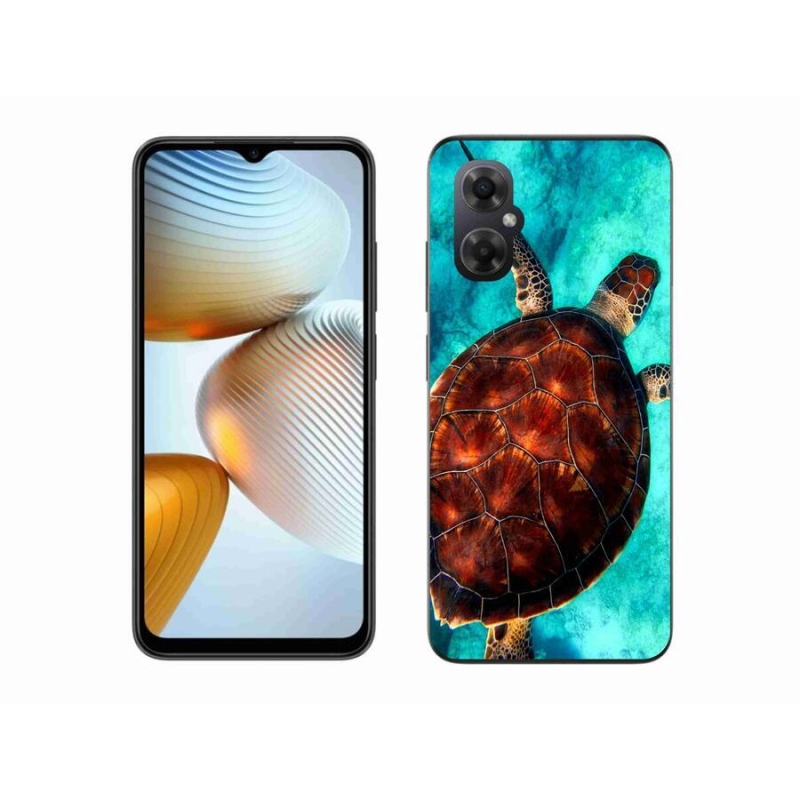 Gelový kryt mmCase na mobil Xiaomi Poco M4 5G - želva