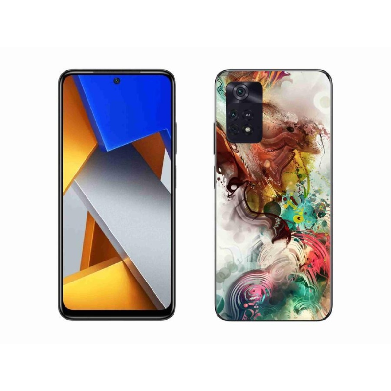 Gelový kryt mmCase na mobil Xiaomi Poco M4 Pro 4G - abstrakt 1