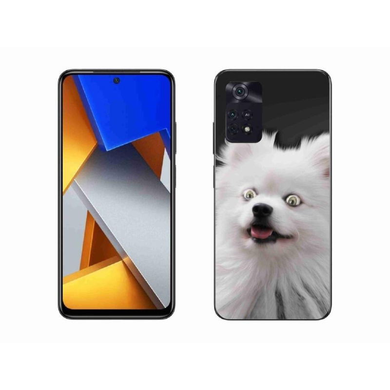 Gelový kryt mmCase na mobil Xiaomi Poco M4 Pro 4G - bílý špic