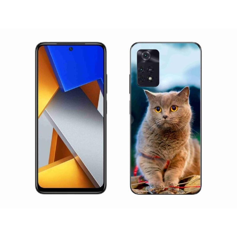 Gelový kryt mmCase na mobil Xiaomi Poco M4 Pro 4G - britská modrá 2
