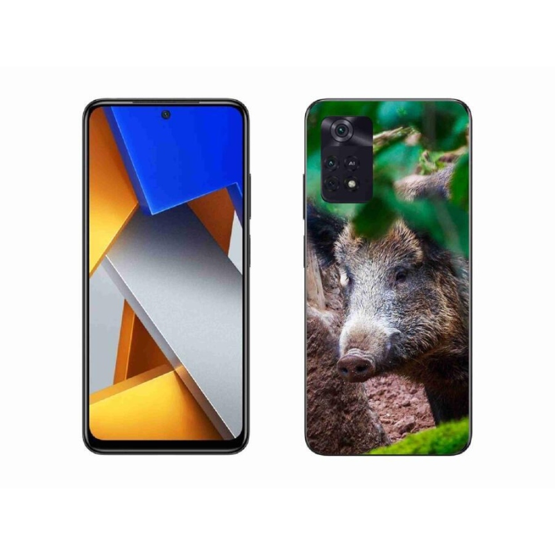 Gelový kryt mmCase na mobil Xiaomi Poco M4 Pro 4G - divoké prase