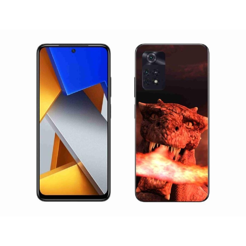 Gelový kryt mmCase na mobil Xiaomi Poco M4 Pro 4G - drak