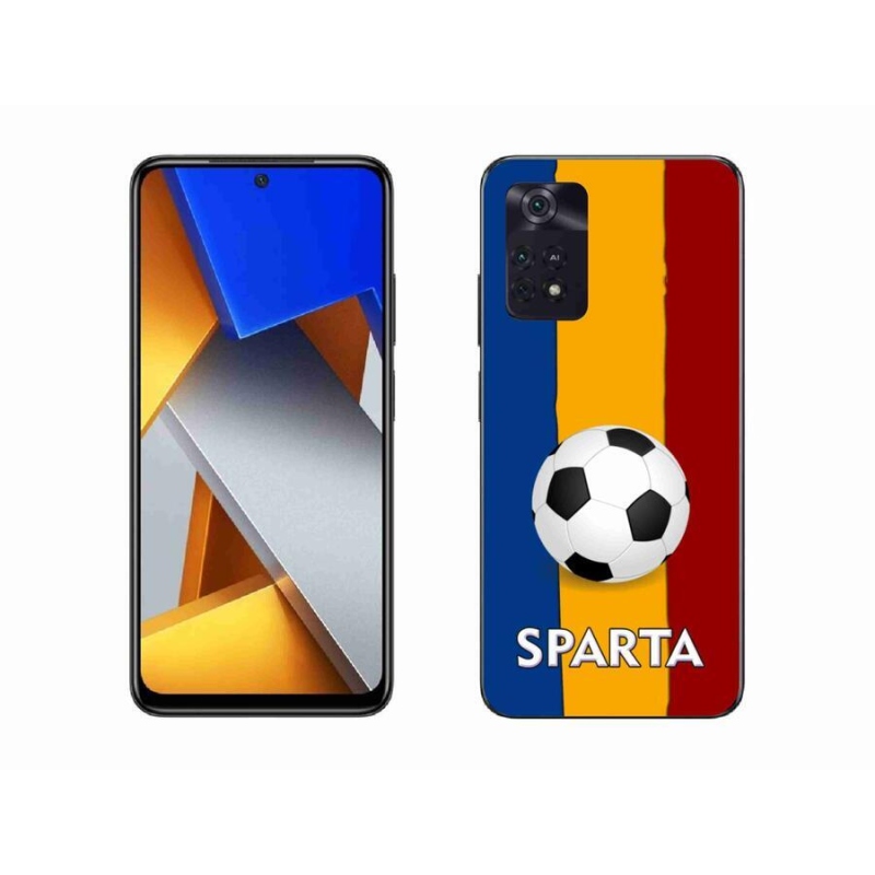 Gelový kryt mmCase na mobil Xiaomi Poco M4 Pro 4G - fotbal 1