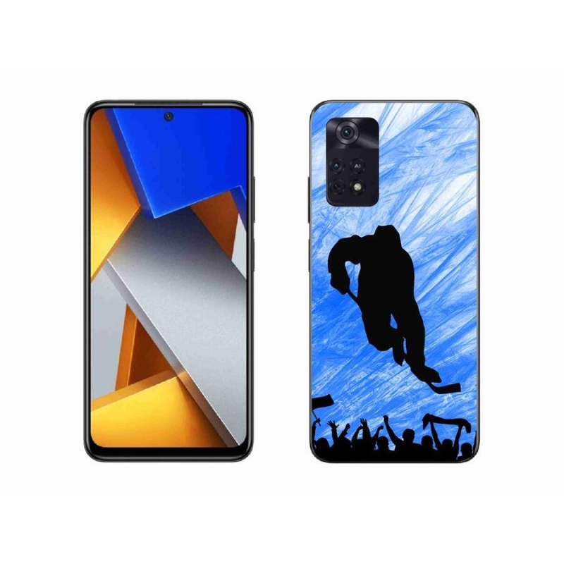 Gelový kryt mmCase na mobil Xiaomi Poco M4 Pro 4G - hokejový hráč