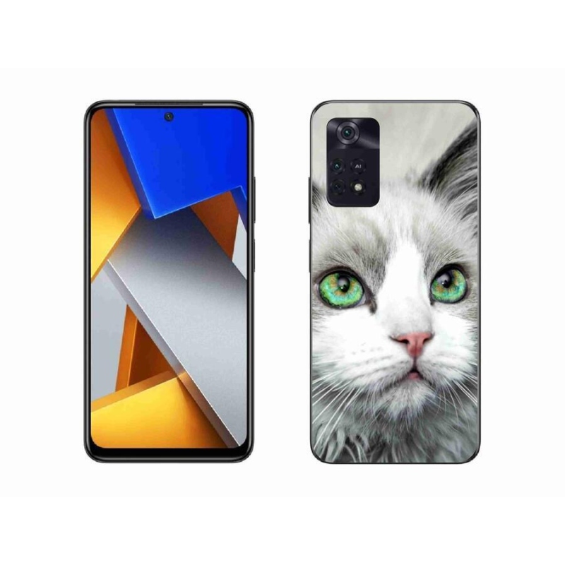 Gelový kryt mmCase na mobil Xiaomi Poco M4 Pro 4G - kočičí pohled