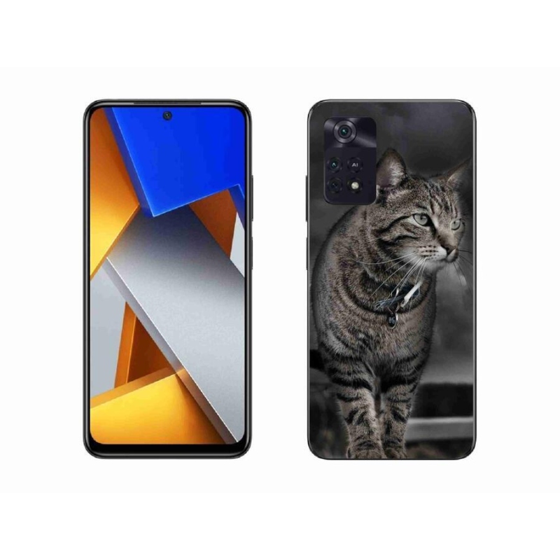 Gelový kryt mmCase na mobil Xiaomi Poco M4 Pro 4G - kočka