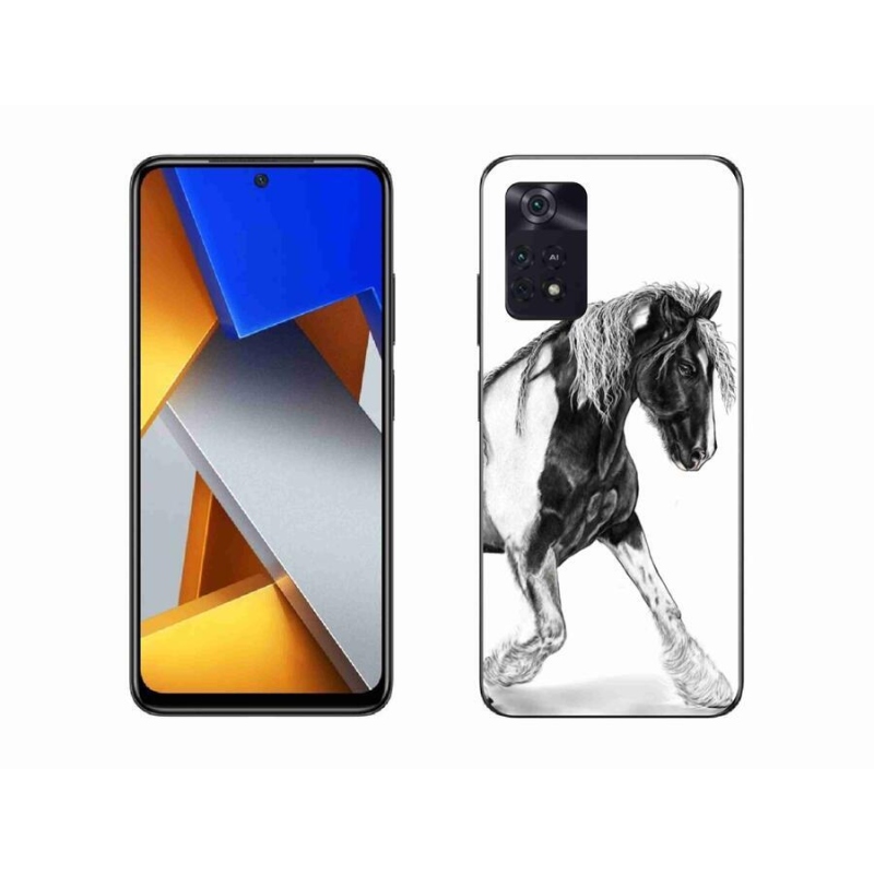 Gelový kryt mmCase na mobil Xiaomi Poco M4 Pro 4G - kůň