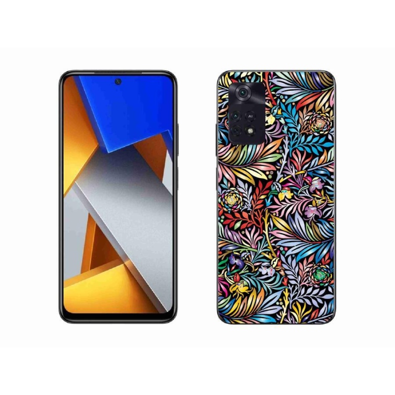 Gelový kryt mmCase na mobil Xiaomi Poco M4 Pro 4G - květiny 5