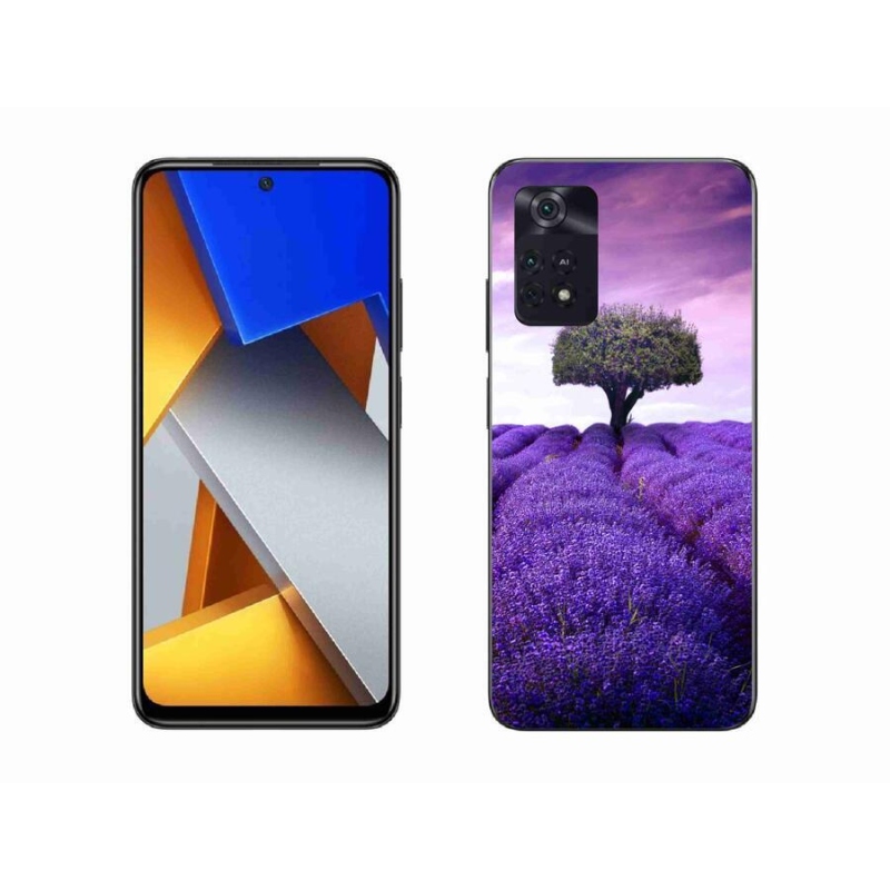 Gelový kryt mmCase na mobil Xiaomi Poco M4 Pro 4G - levandulová louka