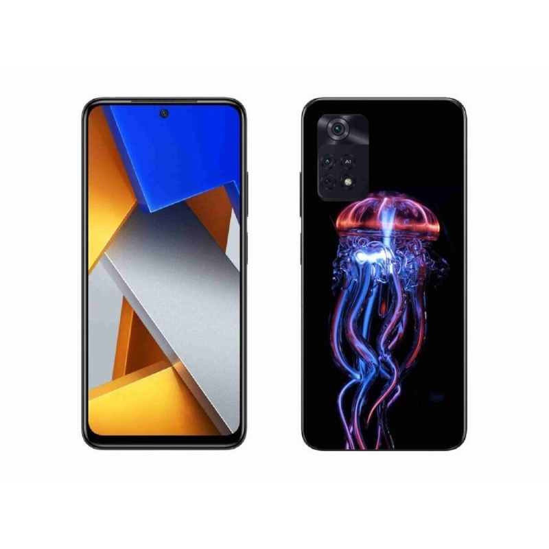 Gelový kryt mmCase na mobil Xiaomi Poco M4 Pro 4G - medúza