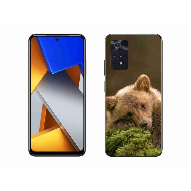 Gelový kryt mmCase na mobil Xiaomi Poco M4 Pro 4G - medvěd