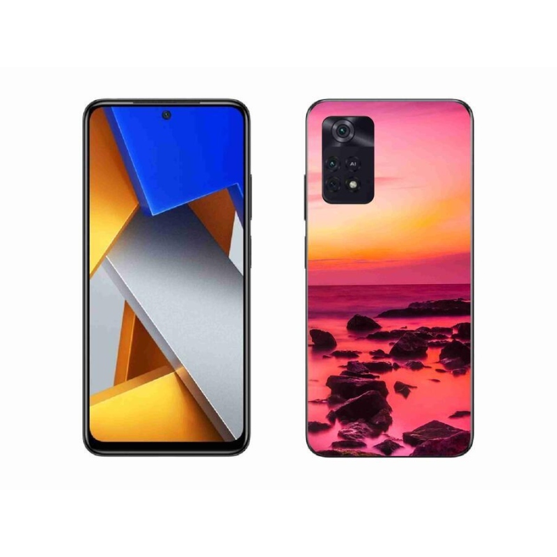 Gelový kryt mmCase na mobil Xiaomi Poco M4 Pro 4G - moře a záře