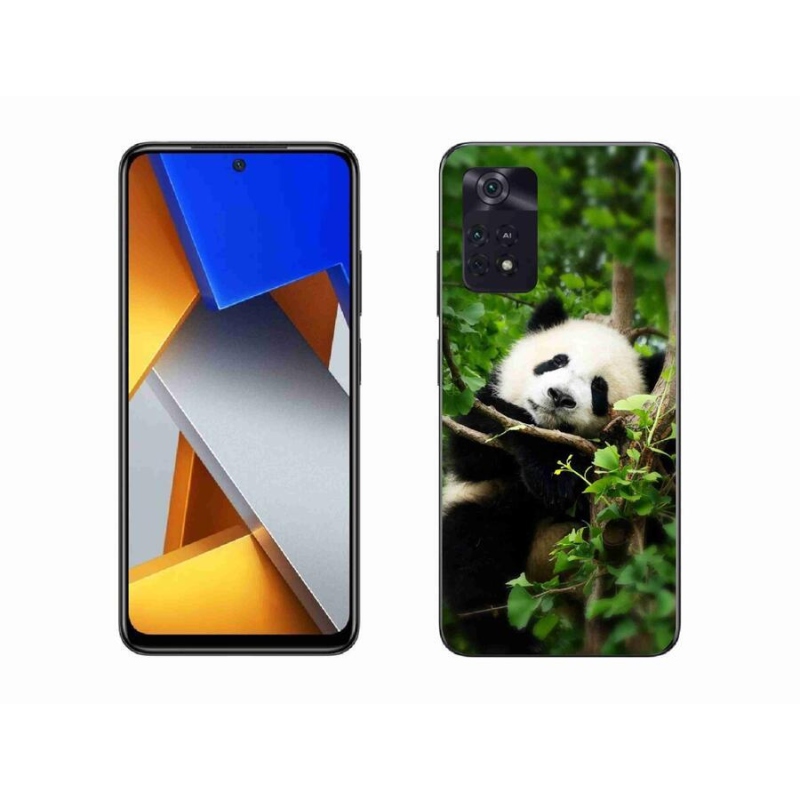 Gelový kryt mmCase na mobil Xiaomi Poco M4 Pro 4G - panda