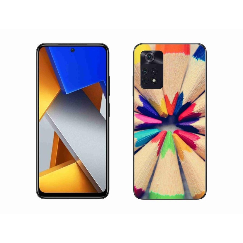 Gelový kryt mmCase na mobil Xiaomi Poco M4 Pro 4G - pastelky